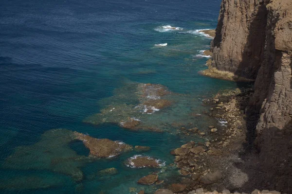 Gran Canaria Paisaje Escarpada Erosión Costa Noroeste Los Municipios Galdar — Foto de Stock
