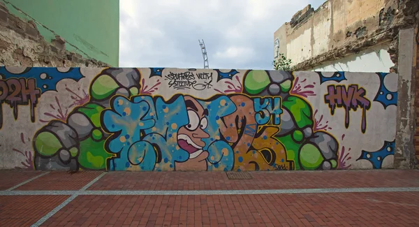 Arte callejero de las palmas de gran canaria — Foto de Stock