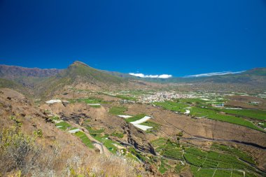La palma, görünümden bakış açısı mirador el zaman