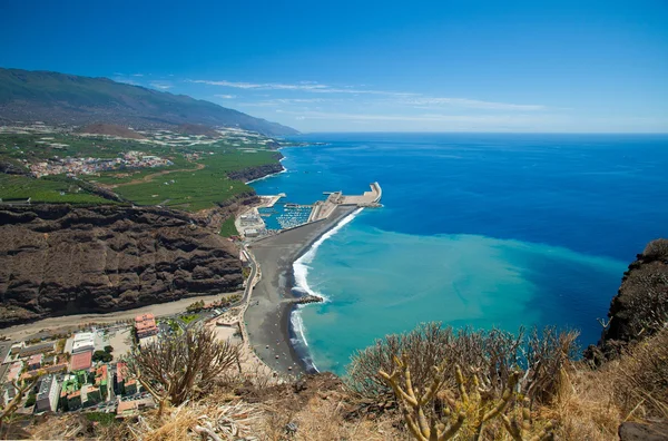 La Palma, vista dal punto di vista Mirador el Time — Foto Stock