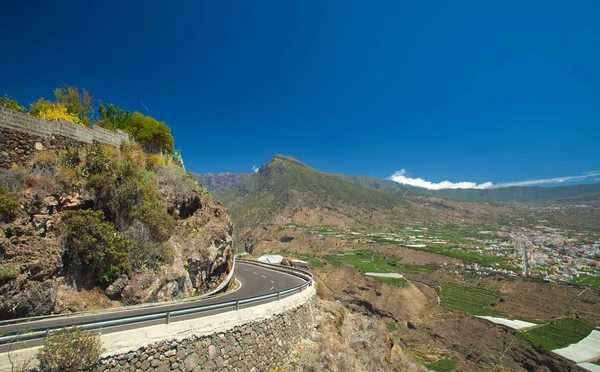 La Palma, vista do miradouro el tempo — Fotografia de Stock