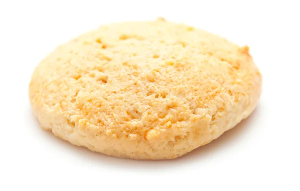 Biscoitos de amêndoa isolados em branco — Fotografia de Stock
