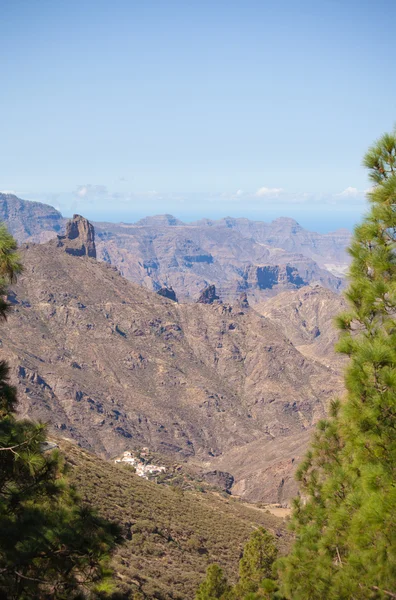 Caldera de tejeda gran canaria — Foto de Stock