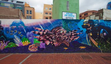 Las palmas de gran canaria sokak sanatı