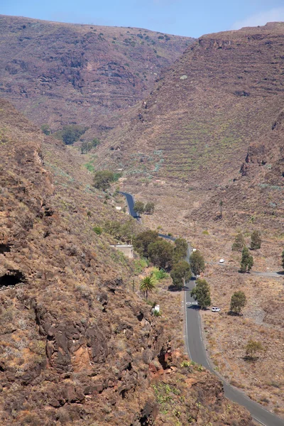 Barranco de Guayadeque Ravine, Gran Canaria — Stock Photo, Image