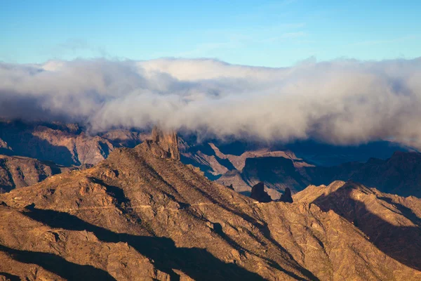 Gran Canaria, Caldera de Tejeda, morning light — Stock Photo, Image