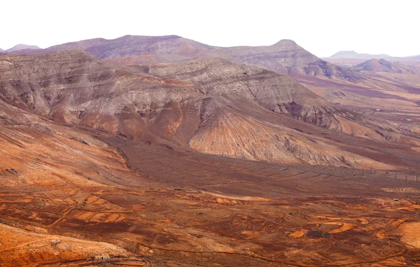 Ve vnitrozemí severní části ostrova Fuerteventura, Kanárské ostrovy — Stock fotografie