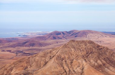 İç kısımda Kuzey Fuerteventura, Kanarya Adaları