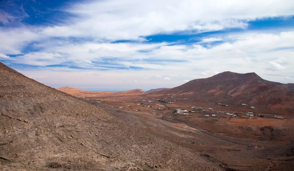 Binnenland noorden Fuerteventura, Canarische eilanden — Stockfoto