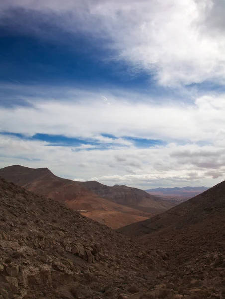İç kısımda Kuzey Fuerteventura, Kanarya Adaları — Stok fotoğraf