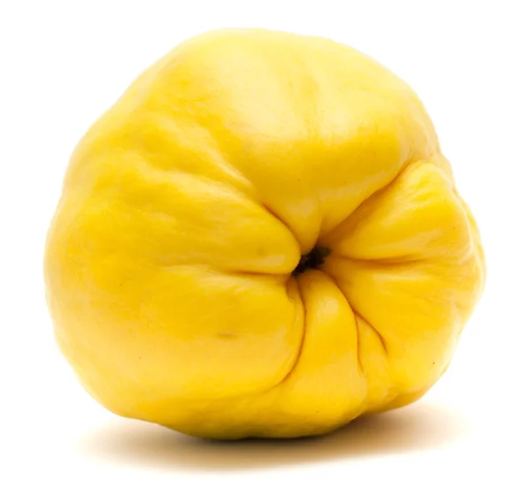 Yellow quince fruit isolated on white — Stock Photo, Image