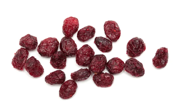 Dried cranberry isolated on white — Stock Photo, Image