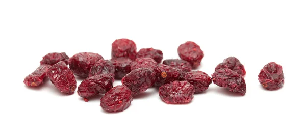 Cranberry seco isolado em branco — Fotografia de Stock