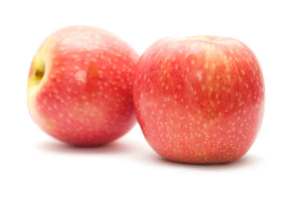 Pembe elma izole — Stok fotoğraf