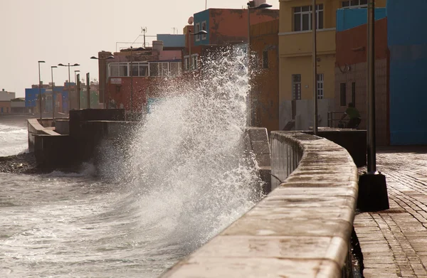 San Cristóbal, un distrito pesquero costero en las afueras de La —  Fotos de Stock