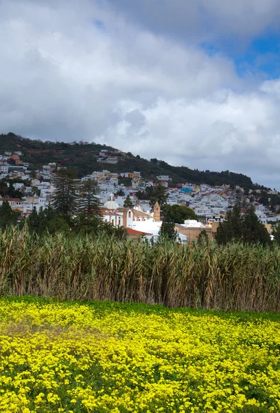 Inland Gran Canaria, view towards Historical town Teror — Stock Photo, Image