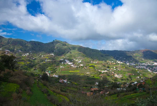 Vnitrozemí ostrova Gran Canaria, zima — Stock fotografie