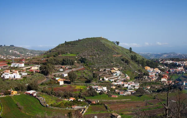 Gran Canaria, Vega de San Mateo en enero después de las lluvias —  Fotos de Stock