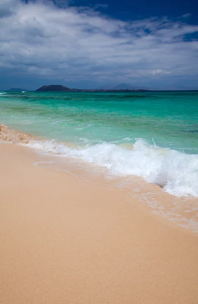 Fuerteventura, Flag Beach — Stock Photo, Image