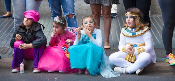 Las Palmas belangrijkste carnival parade — Stockfoto