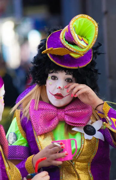 Las Palmas main carnival parade — Stock Photo, Image