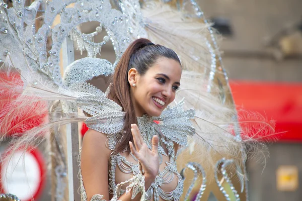 Las Palmas största karneval parad — Stockfoto