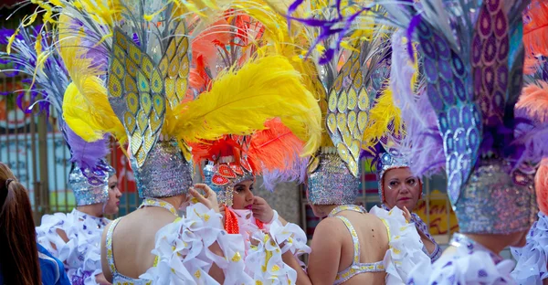 Las Palmas głównym karnawałowa parada — Zdjęcie stockowe