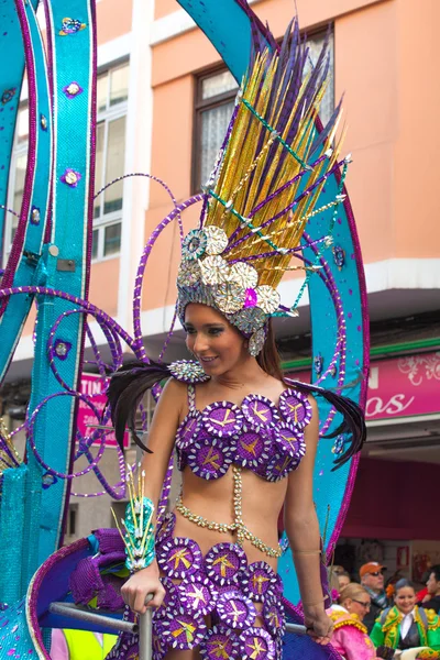 Las Palmas main carnival parade — Stock Photo, Image