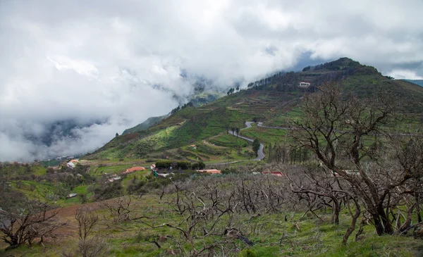 Caldera de Tejeda in de winter — Stockfoto