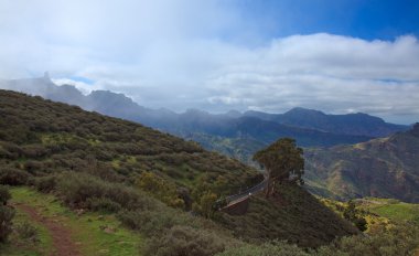 Caldera de Tejeda kışın