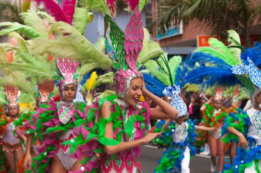Las Palmas de Gran Canaria çocuklar karnaval geçit 2015