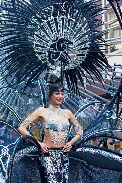 Las Palmas main carnival parade — Stock Photo, Image