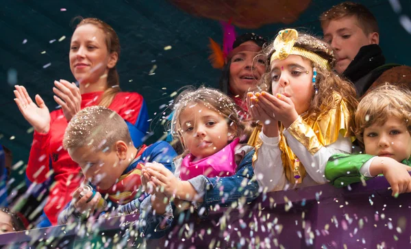 Las Palmas de Gran Canaria Parata di Carnevale dei bambini 2015 — Foto Stock