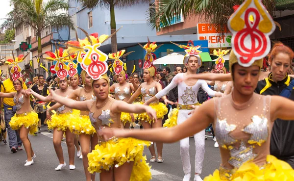 Las Palmas de Gran Canaria dětem Masopustní průvod 2015 — Stock fotografie