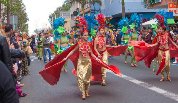 Las Palmas de Gran Canaria Défilé de carnaval pour enfants 2015 — Photo