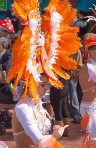 Las Palmas de Gran Canaria Beach carnevale 2015 sfilata sulla Las — Foto Stock