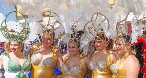 Лас-Пальмас-де-Гран-Канария-Бич 2015 парад на Лас-Пальмас — стоковое фото