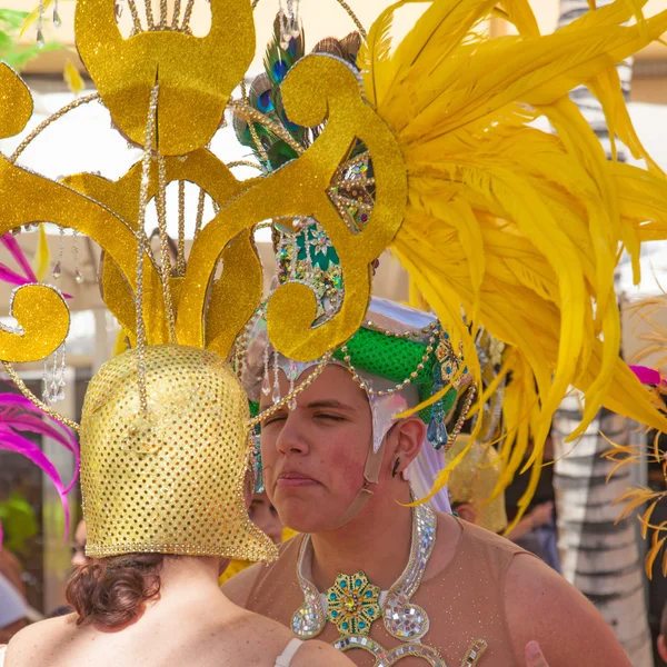 Las Palmas de Gran Canaria Beach karnaval 2015 geçit üzerinde Las — Stok fotoğraf