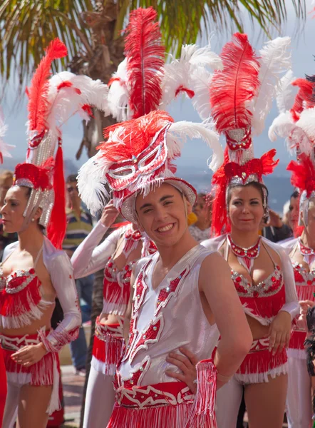 Las Palmas de Gran Canaria Beach parady karnawałowe 2015 na Las — Zdjęcie stockowe