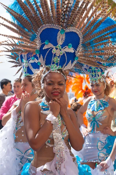 Carnaval de Las Palmas de Gran Canaria Beach 2015 desfile no Las Palmas de Gran Canaria — Fotografia de Stock