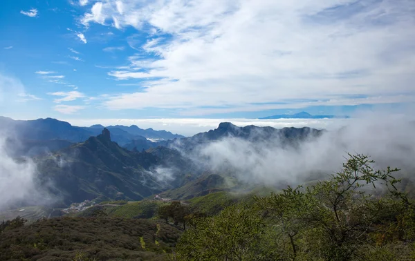 Caldera de Tejeda di musim dingin — Stok Foto