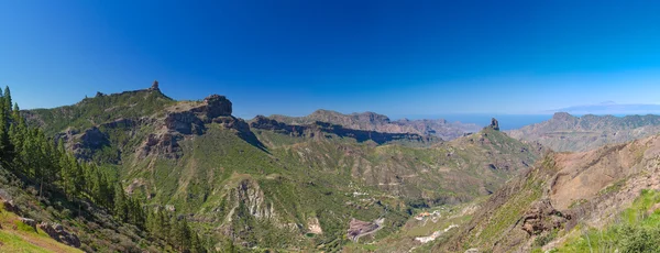 Gran Canaria, Caldera de Tejeda genelinde görünümü — Stok fotoğraf