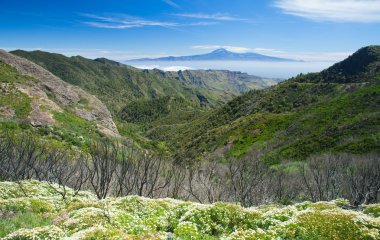 La Gomera, Teide doğru görünümü