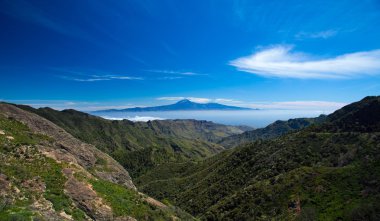 La Gomera, Teide doğru görünümü