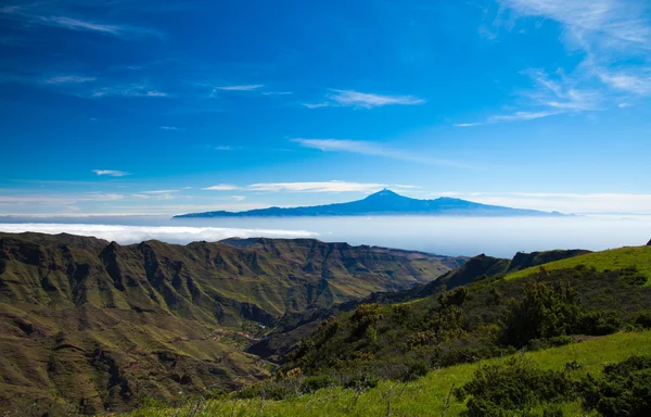 La Gomera, Teide doğru görünümü