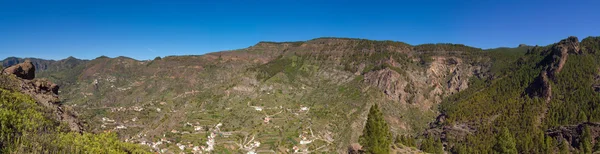 Гран-Канарія, кальдери de Tejeda Панорама — стокове фото