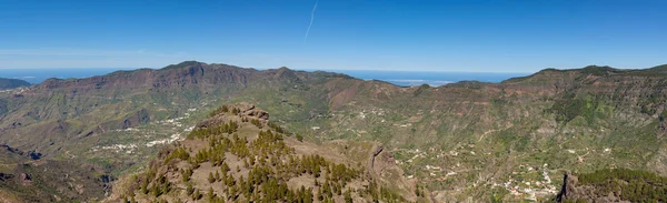 Gran Canaria, Caldera de Tejeda panorama — Zdjęcie stockowe