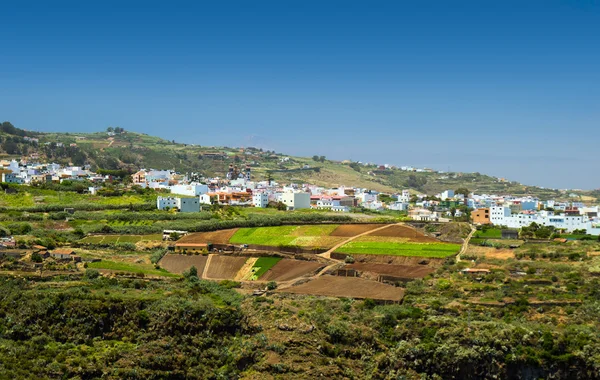 Gran Canaria, śródlądowych południowej części, Barranco de Azuaje — Zdjęcie stockowe