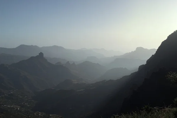 Śródlądowych centrum Gran Canarii, Caldera De Tejeda — Zdjęcie stockowe