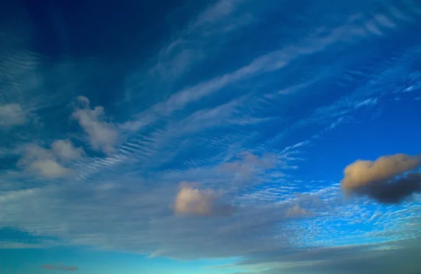 Cirrocumulus nuvens fundo natural — Fotografia de Stock